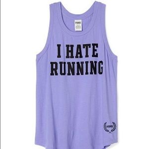 VS PINK | I hate running tank | XS